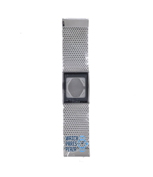 Philippe Starck PH5008 Pulseira De Relógio PH-5008 Cinza Aço Inoxidável 27 mm