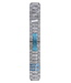 Philippe Starck PH5017 Pulseira De Relógio PH-5017 Cinza Aço Inoxidável 18 mm