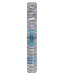 Philippe Starck PH5017 Watch Band PH-5017 Grey Stainless Steel 18 mm