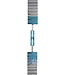 Philippe Starck PH5017 Cinturino Dell'Orologio PH-5017 Grigio Acciaio Inossidabile 18 mm