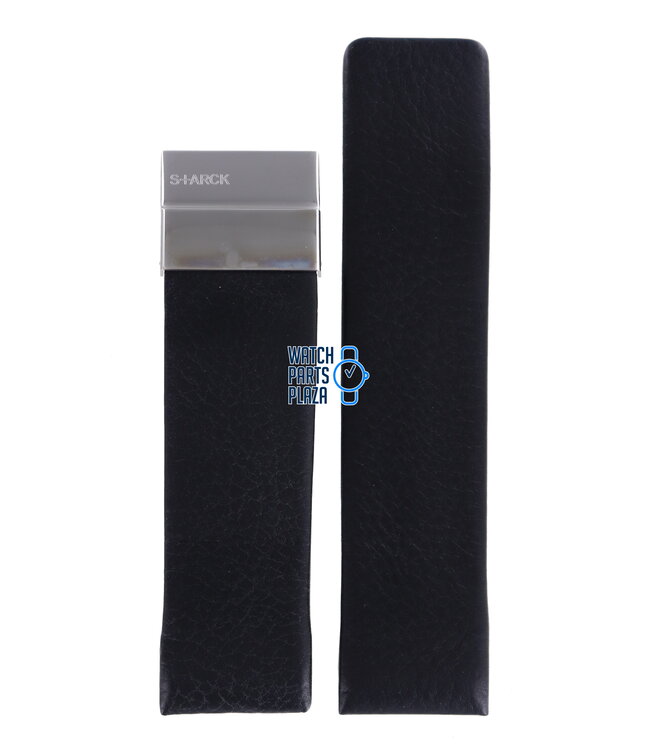 Philippe Starck PH5006 Watch Band PH-5006 Black Leather 26 mm