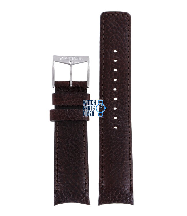 Michael Kors MK8021 Watch Band Brown Leather 22 mm Watch Plaza