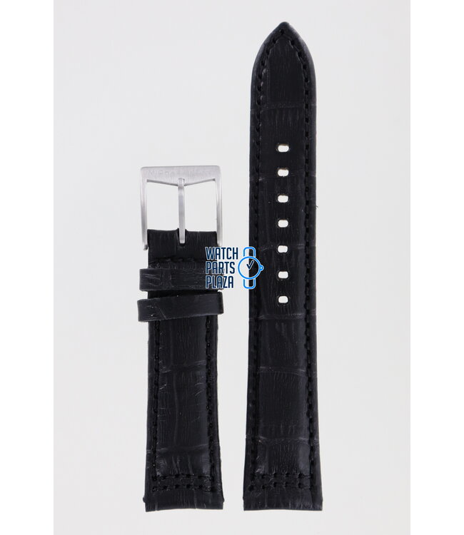 Michael Kors MK5016 Watch Band MK-5016 Black Leather 18 mm