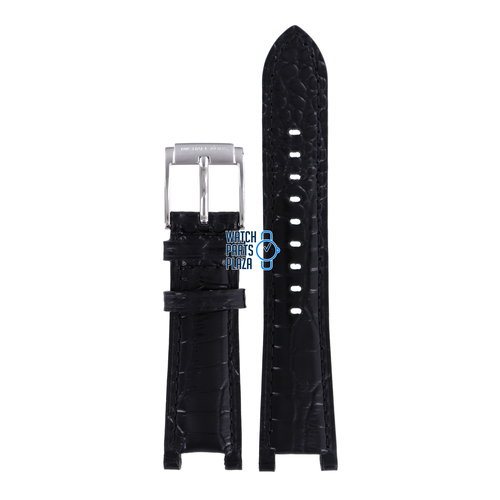 Michael Kors Michael Kors MK5090 Horlogeband Zwart Leer 21 mm Michael Kors Michael Kors MK5090 Horlogeband Zwart Leer 21 mm