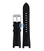 Michael Kors MK5090 Watch Band MK-5090 Black Leather 21 mm