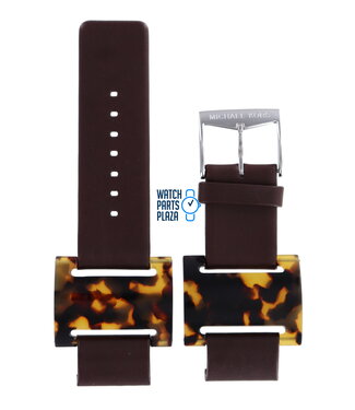 Michael Kors Michael Kors MK4002 Watch Band Brown Leather 22 mm