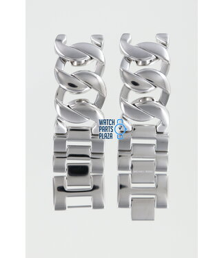 Michael Kors Michael Kors MK3023 Watch Band Grey Stainless Steel 19 mm
