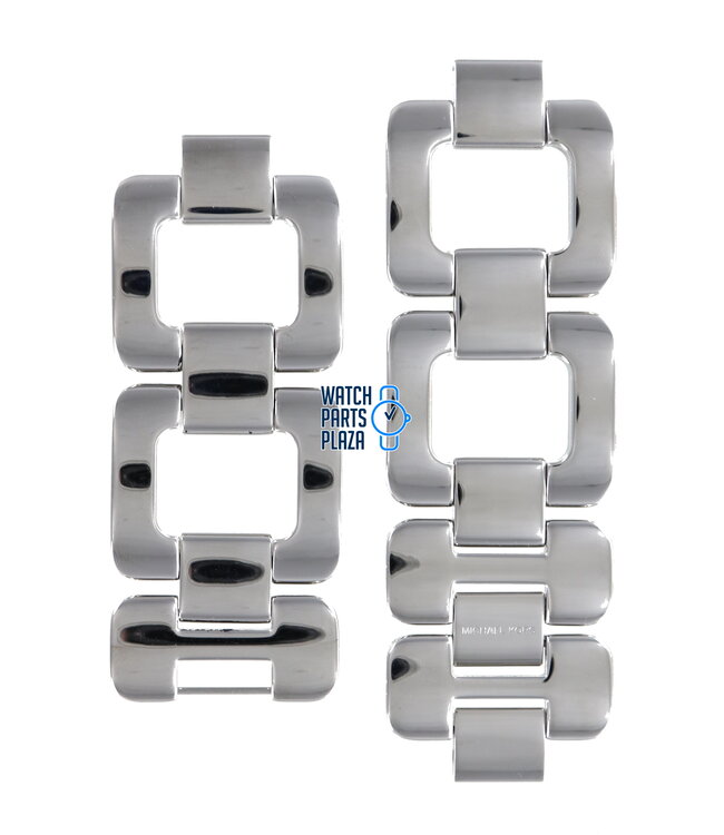 Michael Kors MK3066 Watch Band MK-3066 Grey Stainless Steel 30 mm