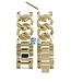 Michael Kors MK3024 Watch Band MK-3024 Gold Plated Stainless Steel 19 mm