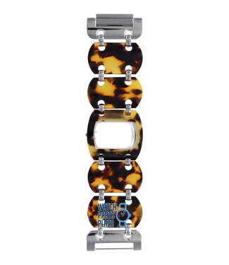 Michael Kors Michael Kors MK4143 Bracelet De Montre Brun Plastique 37 mm