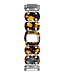 Michael Kors MK4143 Watch Band MK-4143 Brown Plastic 37 mm