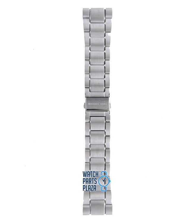 Michael Kors MK8084 Watch Band MK-8084 Grey Stainless Steel 26 mm