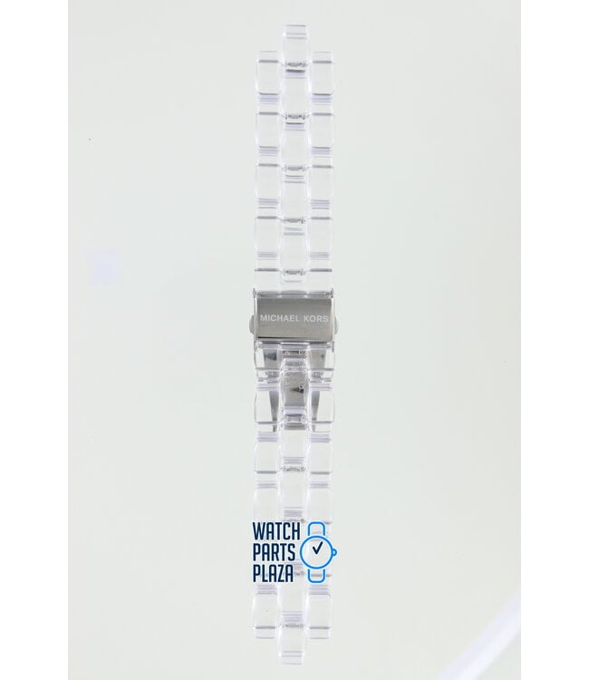 Michael Kors MK5235 Watch Band MK-5235 Transparent Plastic 22 mm Showstopper