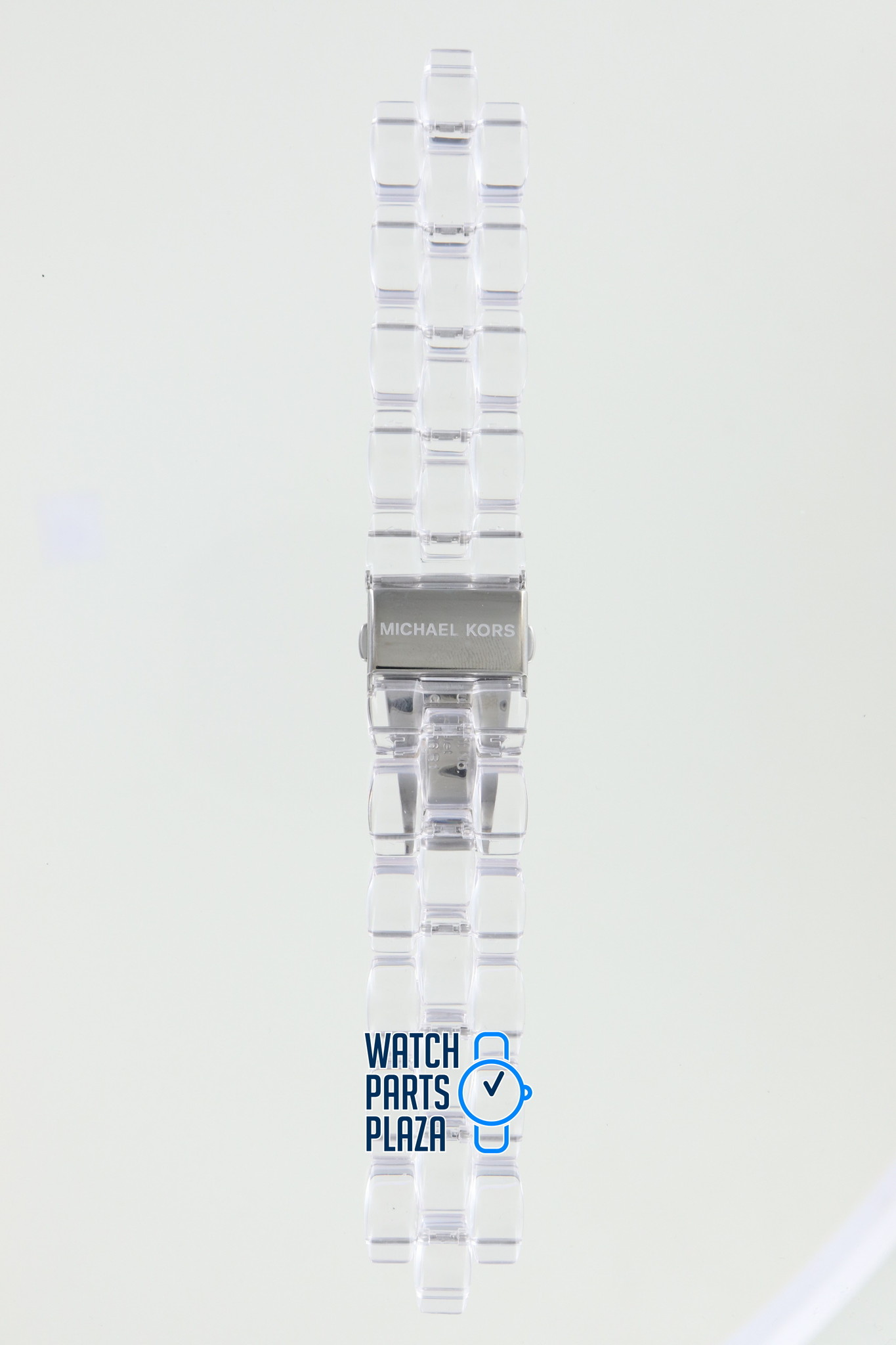 Michael kors clear band watch sale