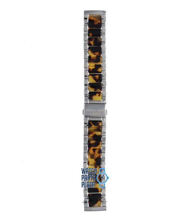 Michael Kors MK5051 Cinturino Dell'Orologio MK-5051 Marrone Acciaio Inossidabile 20 mm