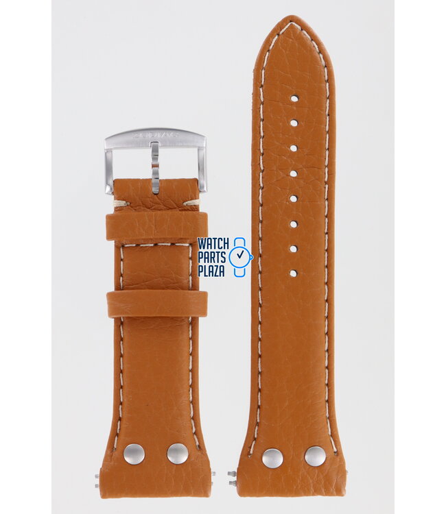 Zodiac ZO7008 Watch Band ZO-7008 Brown Leather 26 mm Desert Master