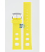 Zodiac ZO2224 Watch Band ZO-2224 Yellow Silicone 22 mm Sea Dragon