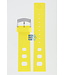 Zodiac ZO2224 Watch Band ZO-2224 Yellow Silicone 22 mm Sea Dragon