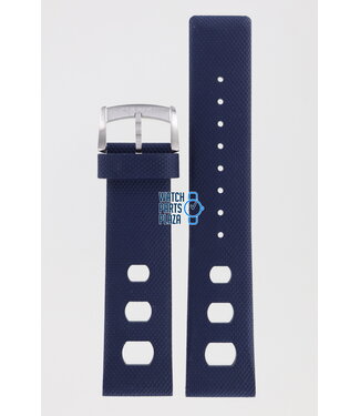 Zodiac Zodiac ZO2232 Bracelet De Montre Bleu Foncé Silicone 22 mm