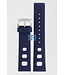 Zodiac ZO2232 Watch Band ZO-2232 Dark Blue Silicone 22 mm Sea Dragon