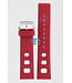 Zodiac Zodiac ZO2226 Watch Band Red Silicone 22 mm