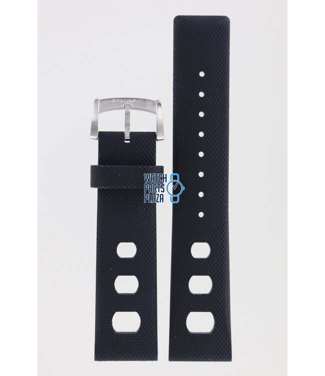 Zodiac ZO2207 & ZO2209 Watch Band ZO-2207 Black Rubber 22 mm Sea Dragon