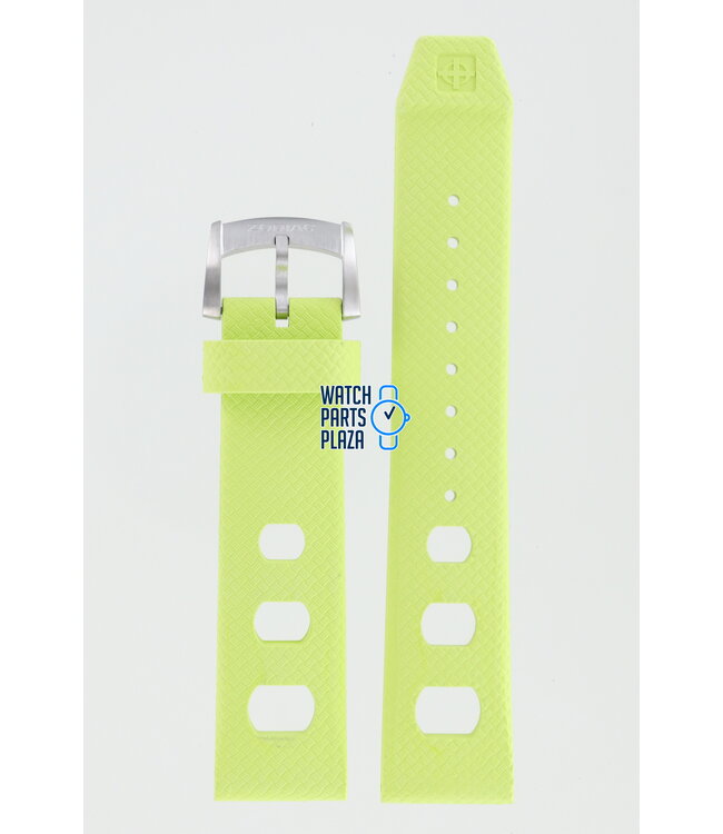 Zodiac ZO2219 Watch Band ZO-2219 Green Silicone 20 mm Sea Dragon