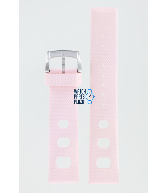 Zodiac ZO2231 Watch Band ZO-2231 Pink Silicone 20 mm Sea Dragon