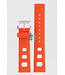 Zodiac ZO2202 Bracelet De Montre ZO-2202 Orange Silicone 20 mm Sea Dragon