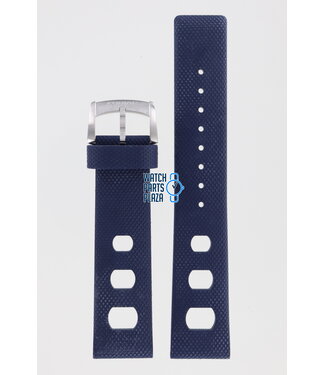 Zodiac Zodiac ZO2233 Bracelet De Montre Bleu Foncé Silicone 20 mm