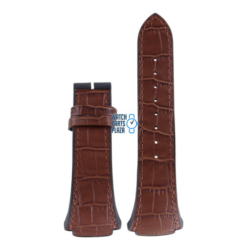 Zodiac Zodiac ZO4002 Watch Band Brown Leather 20 mm Zodiac Zodiac ZO4002 Watch Band Brown Leather 20 mm