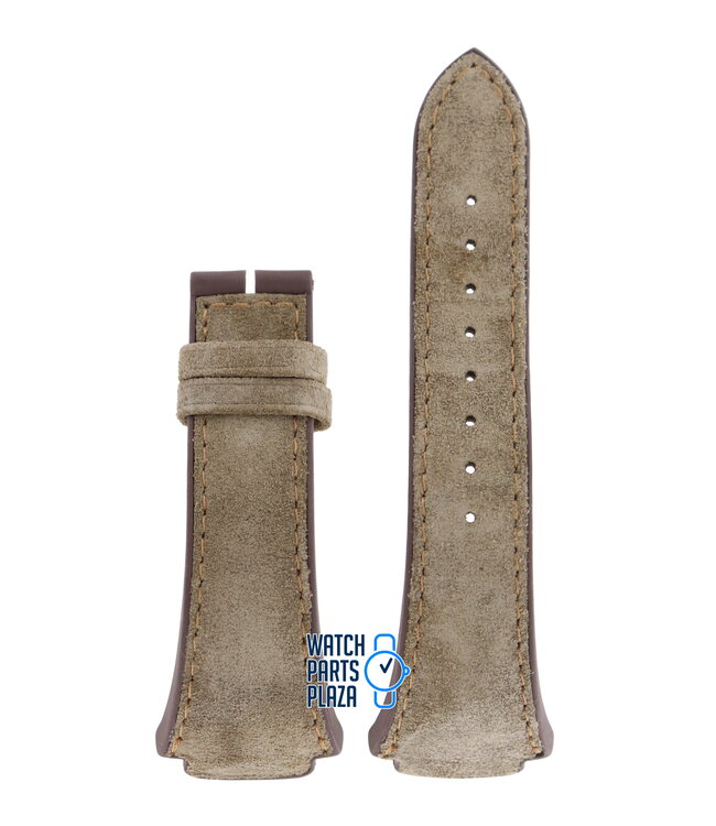 Zodiac ZO4105 Watch Band ZO-4105 Beige Leather 20 mm Ambassadeur