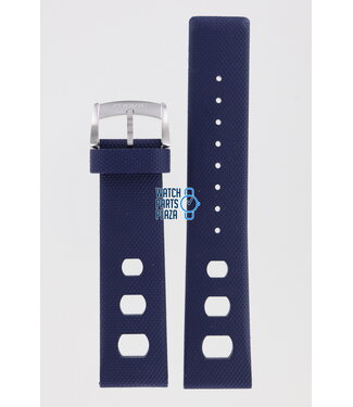 Zodiac Zodiac ZO2242 Bracelet De Montre Bleu Foncé Silicone 22 mm