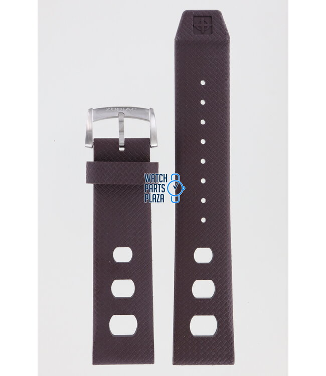 Zodiac ZO2236 Uhrenarmband ZO-2236 Braun Silikon 22 mm Sea Dragon