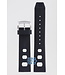 Zodiac ZO2221 Watch Band ZO-2221 Black Silicone 22 mm Sea Dragon