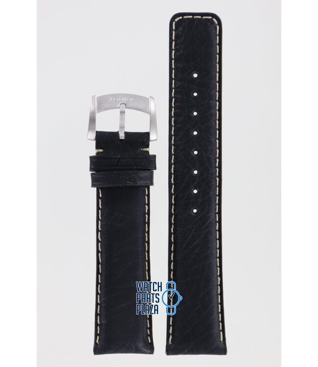 Zodiac ZO2204 Watch Band ZO-2204 Black Leather 20 mm