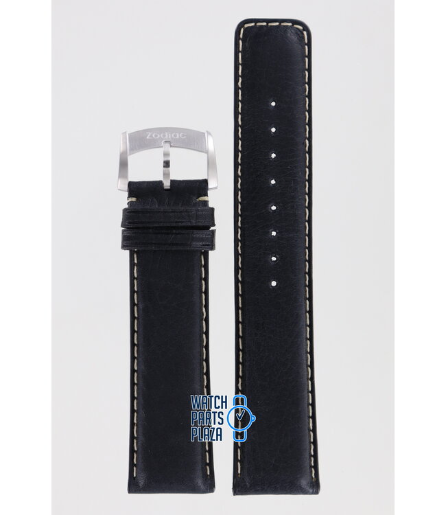 Zodiac ZO2208 Uhrenarmband ZO-2208 Schwarz Leder 22 mm Sea Dragon