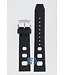 Zodiac ZO2200 Watch Band ZO-2200 Black Silicone 20 mm Sea Dragon