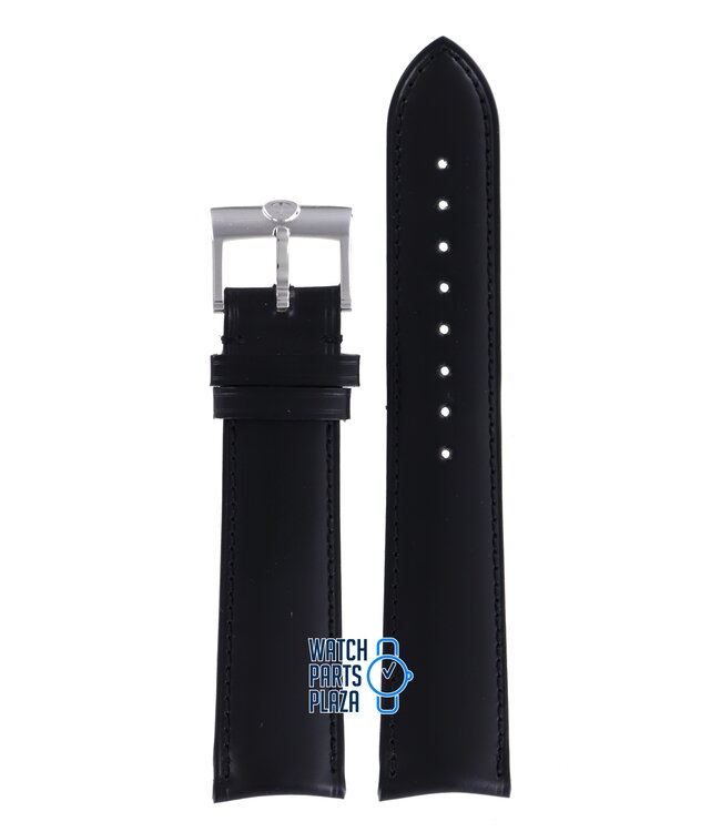 Zodiac ZO1000 Watch Band ZO-1000 Black Leather 20 mm