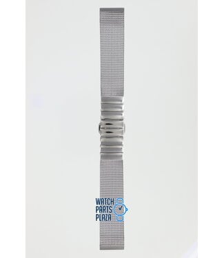 Burberry Burberry BU4503 Watch Band Grey Stainless Steel 17 mm