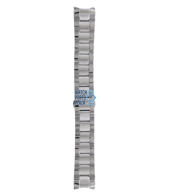 Burberry BU7503 Watch Band BU-7503 Grey Stainless Steel 22 mm Endurance