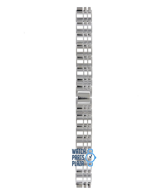 Burberry BU4600 Watch Band BU-4600 Grey Stainless Steel 14 mm