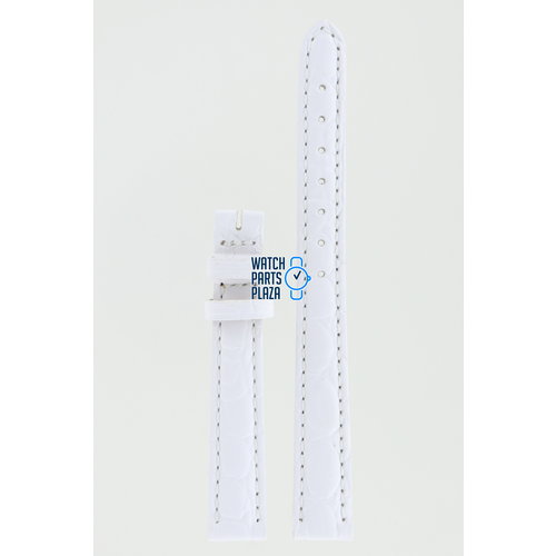Burberry Burberry BU4557 Watch Band White Leather 12 mm Burberry Burberry BU4557 Watch Band White Leather 12 mm