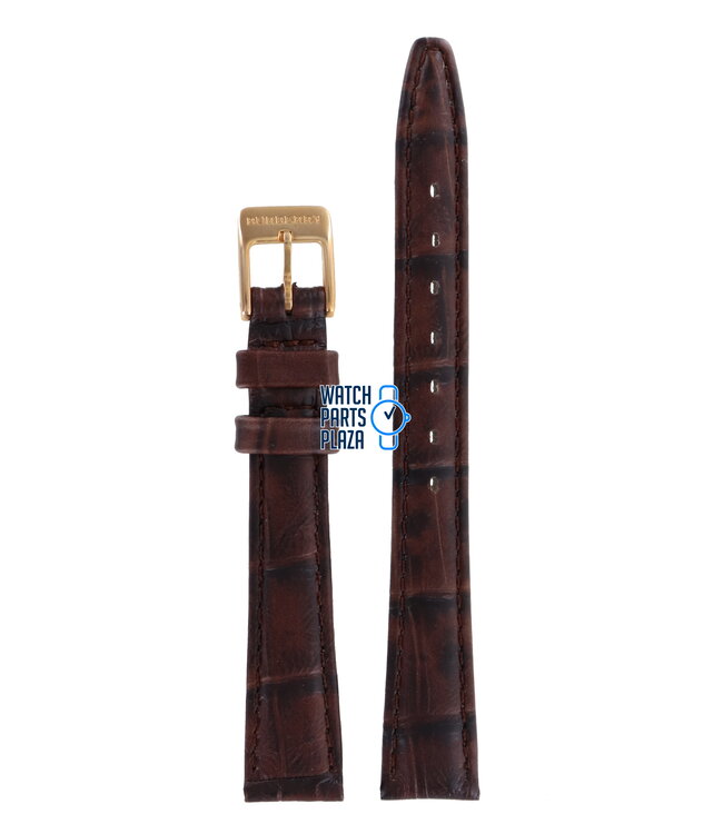 Burberry BU4557 Watch Band BU-4557-BROWN Brown Leather 13 mm