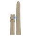 Burberry BU7107 Watch Band BU-7107-NO-CLASP Beige Leather & Textile 16 mm