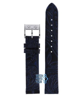 Burberry Burberry BU4512 Watch Band Black Leather 17 mm