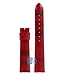 Burberry Burberry BU4300 Watch Band Red Leather 16 mm