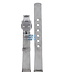 Burberry BU3005 Watch Band BU-3005 Grey Stainless Steel 16 mm