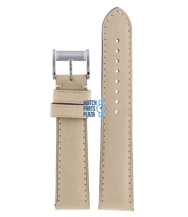 Burberry BU1552 Uhrenarmband BU-1552 Beige Leder 20 mm