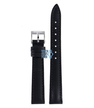 Burberry Burberry BU1401 Watch Band Black Leather 14 mm